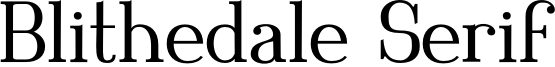 Blithedale Serif Font