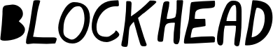 Blockhead Font