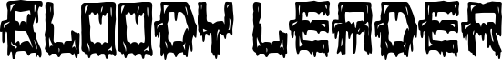 Bloody Leader Font