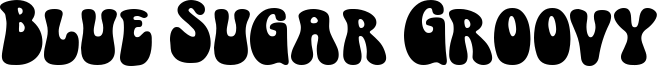 Blue Sugar Groovy Font