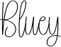 Bluey Font