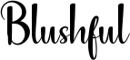 Blushful Font