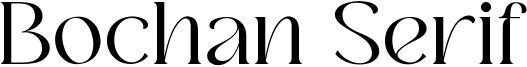 Bochan Serif Font