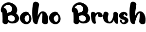 Boho Brush Font
