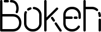 Bokeh Font