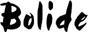 Bolide Font