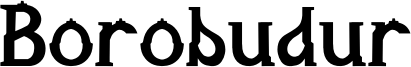 Borobudur Font