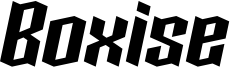 Boxise Font