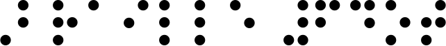 Braille 6dot Font