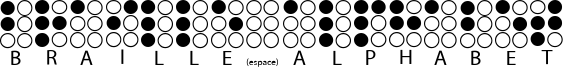 Braille Alphabet Font