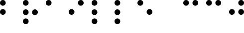 Braille CC0 Font