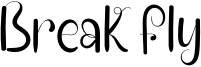 Break Fly Font