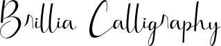 Brillia Calligraphy Font