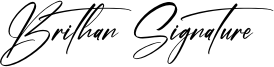 Brithan Signature Font