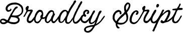 Broadley Script Font