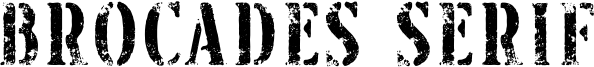 Brocades Serif Font