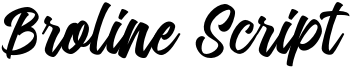 Broline Script Font