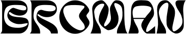 Broman Font