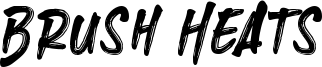 Brush Heats Font