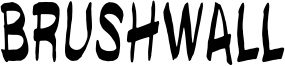 Brushwall Font
