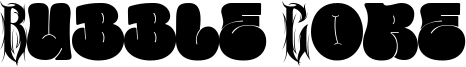 Bubble Core Font