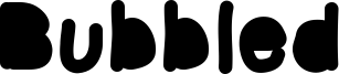 Bubbled Font