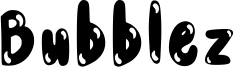 Bubblez Font