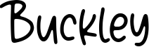 Buckley Font