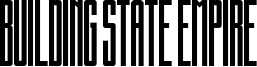 Building State Empire Font