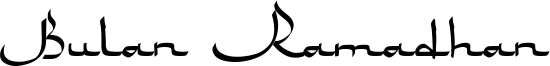 Bulan Ramadhan Font