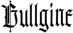Bullgine Font