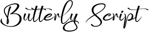 Butterly Script Font