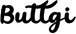 Buttgi Font