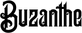 Buzanthe Font