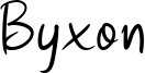 Byxon Font