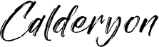 Calderyon Font