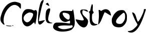 Caligstroy Font