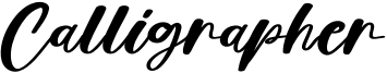 Calligrapher Font