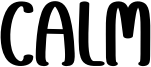 Calm Font