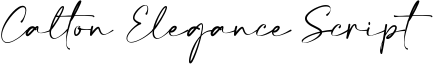 Calton Elegance Script Font