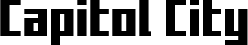 Capitol City Font