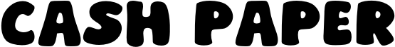 Cash Paper Font