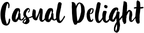 Casual Delight Font