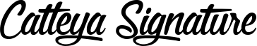 Catleya Signature Font