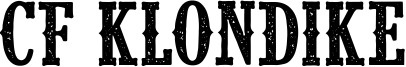 CF Klondike Font