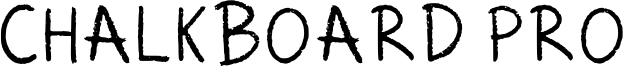 Chalkboard Pro Font