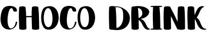 Choco Drink Font