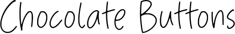 Chocolate Buttons Font