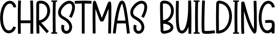 Christmas Building Font