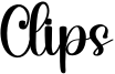 Clips Font